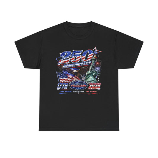 Statue Eagle America 250th Anniversary Patriotic Fireworks Basic T-Shirt - Unisex