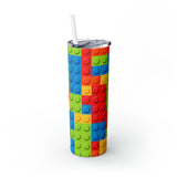 Legos Skinny Steel Tumbler with Straw, 20oz Legos Skinny Steel Tumbler with Straw, 20oz