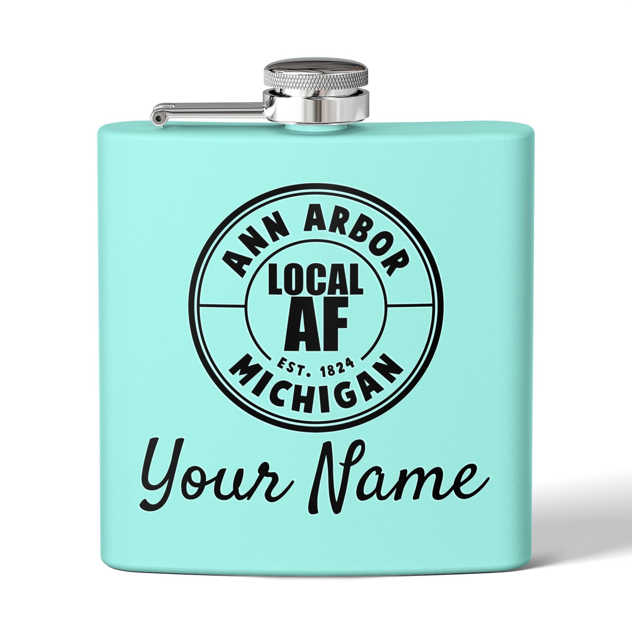 Ann Arbor Local AF Flask - 6oz Ann Arbor Local AF Flask - 6oz