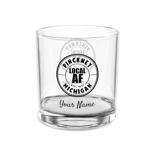 Pinckney Local AF Rocks Glass - 10oz