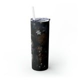 3D Snowman Skinny Steel Tumbler with Straw, 20oz 3D Snowman Skinny Steel Tumbler with Straw, 20oz