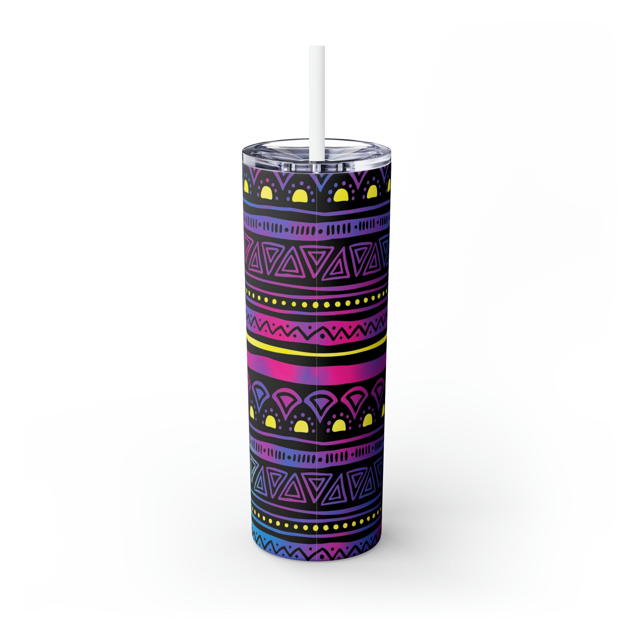 90's Personalized Skinny Steel Tumbler with Straw, 20oz 90's Personalized Skinny Steel Tumbler with Straw, 20oz