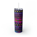 90's Personalized Skinny Steel Tumbler with Straw, 20oz 90's Personalized Skinny Steel Tumbler with Straw, 20oz