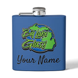Flask - 6oz - Big Lake Glass Flask - 6oz - Big Lake Glass