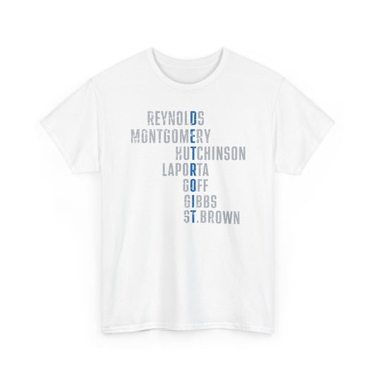 Detroit Names Basic T-Shirt - Unisex