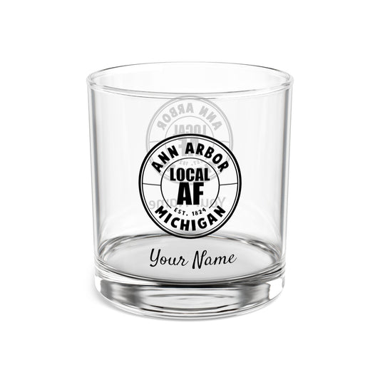 Ann Arbor Local AF Rocks Glass - 10oz