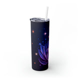 Lotus Rays Skinny Steel Tumbler with Straw, 20oz Lotus Rays Skinny Steel Tumbler with Straw, 20oz