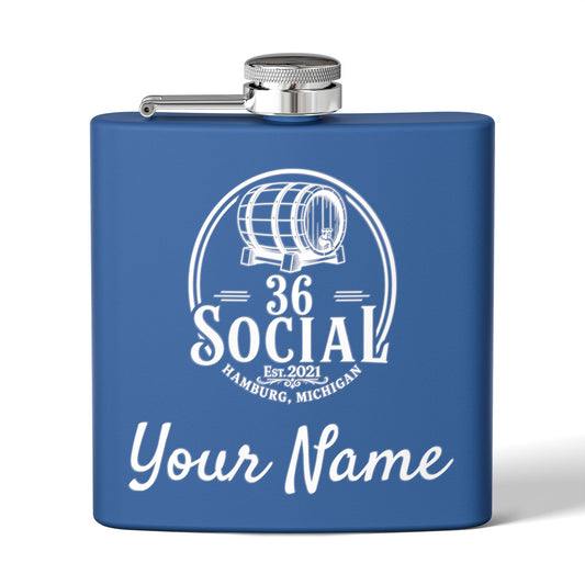 Flask - 6oz - 36 Social