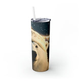 Polar Bear Skinny Steel Tumbler with Straw, 20oz Polar Bear Skinny Steel Tumbler with Straw, 20oz