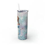 Snowman Skinny Steel Tumbler with Straw, 20oz Snowman Skinny Steel Tumbler with Straw, 20oz
