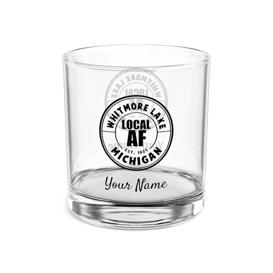 Whitmore Lake Local AF Rocks Glass - 10oz