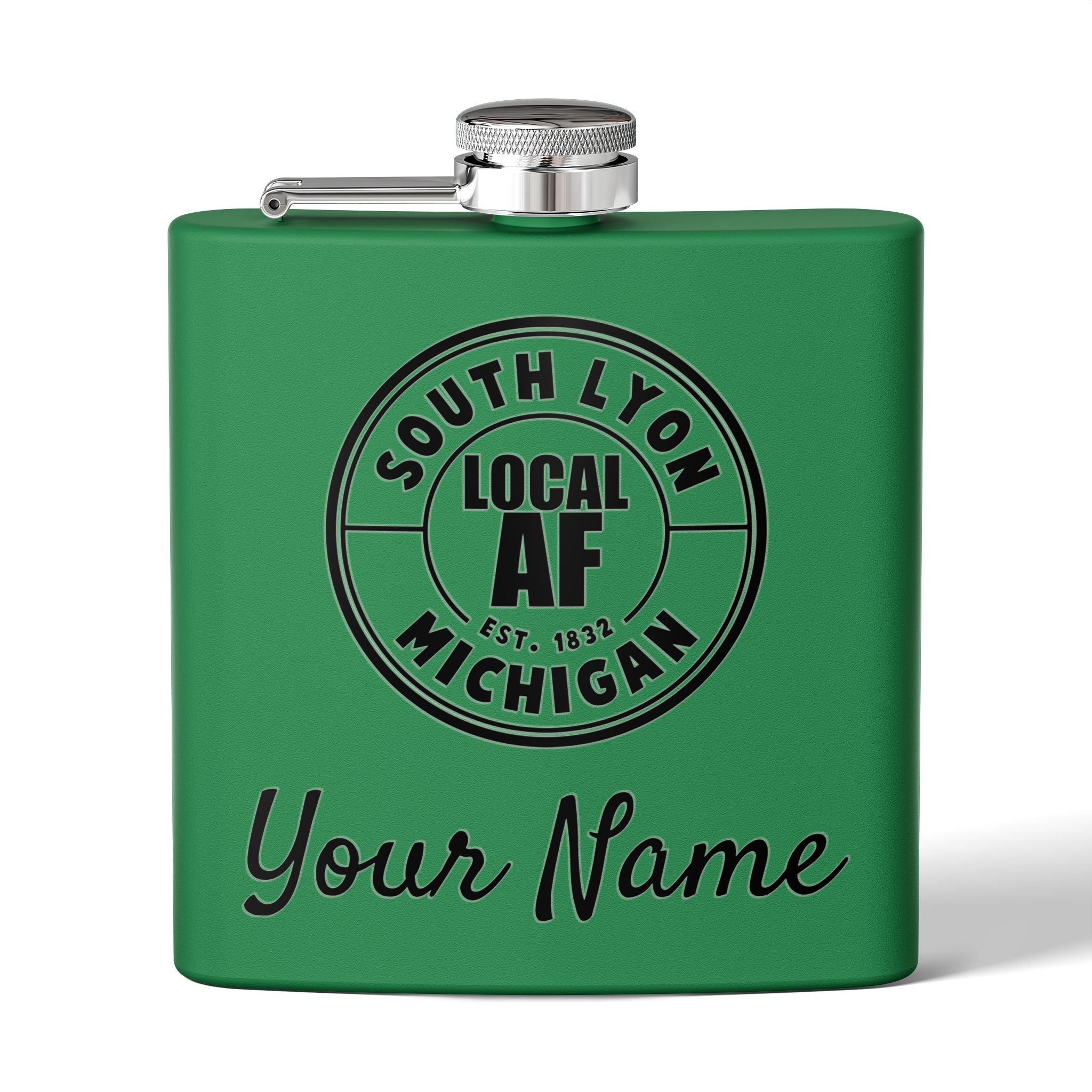 South Lyon Local AF Flask - 6oz South Lyon Local AF Flask - 6oz