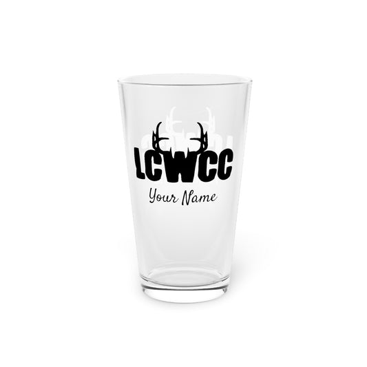 LCWCC Rack Logo Pint Glass - 16oz
