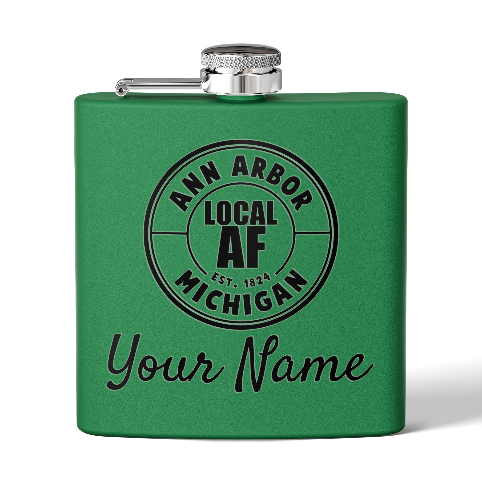 Ann Arbor Local AF Flask - 6oz Ann Arbor Local AF Flask - 6oz
