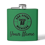 Ann Arbor Local AF Flask - 6oz Ann Arbor Local AF Flask - 6oz
