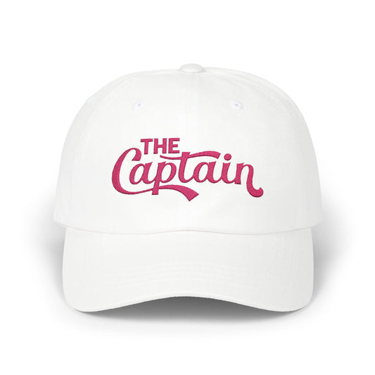 The Captain Flamingo Pink Classic Dad Cap