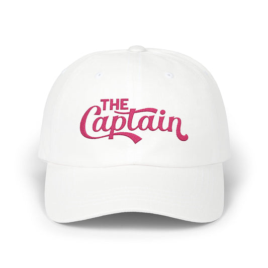 The Captain Flamingo Pink Classic Dad Cap