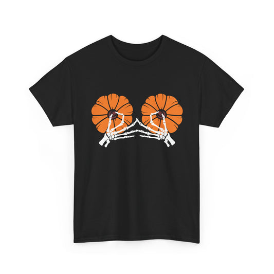 3 Pumpkins Large Halloween Basic T-Shirt - Unisex