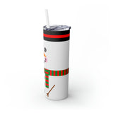 Snowman Skinny Steel Tumbler with Straw, 20oz Snowman Skinny Steel Tumbler with Straw, 20oz