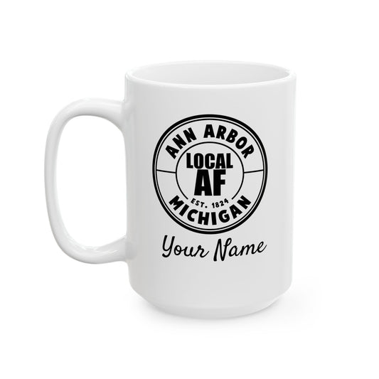 Ann Arbor Local AF Coffee Mug - 15oz