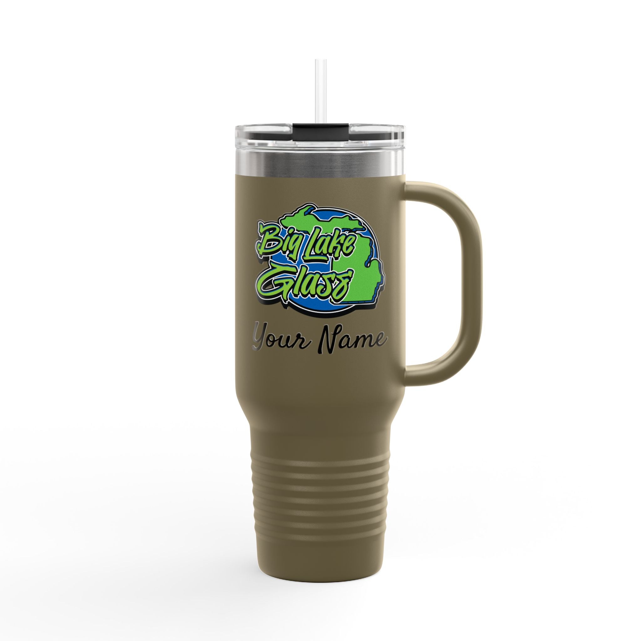 Travel Mug - 40oz - Big Lake Glass Travel Mug - 40oz - Big Lake Glass