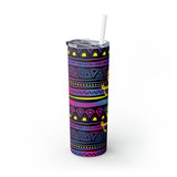 90's Personalized Skinny Steel Tumbler with Straw, 20oz 90's Personalized Skinny Steel Tumbler with Straw, 20oz