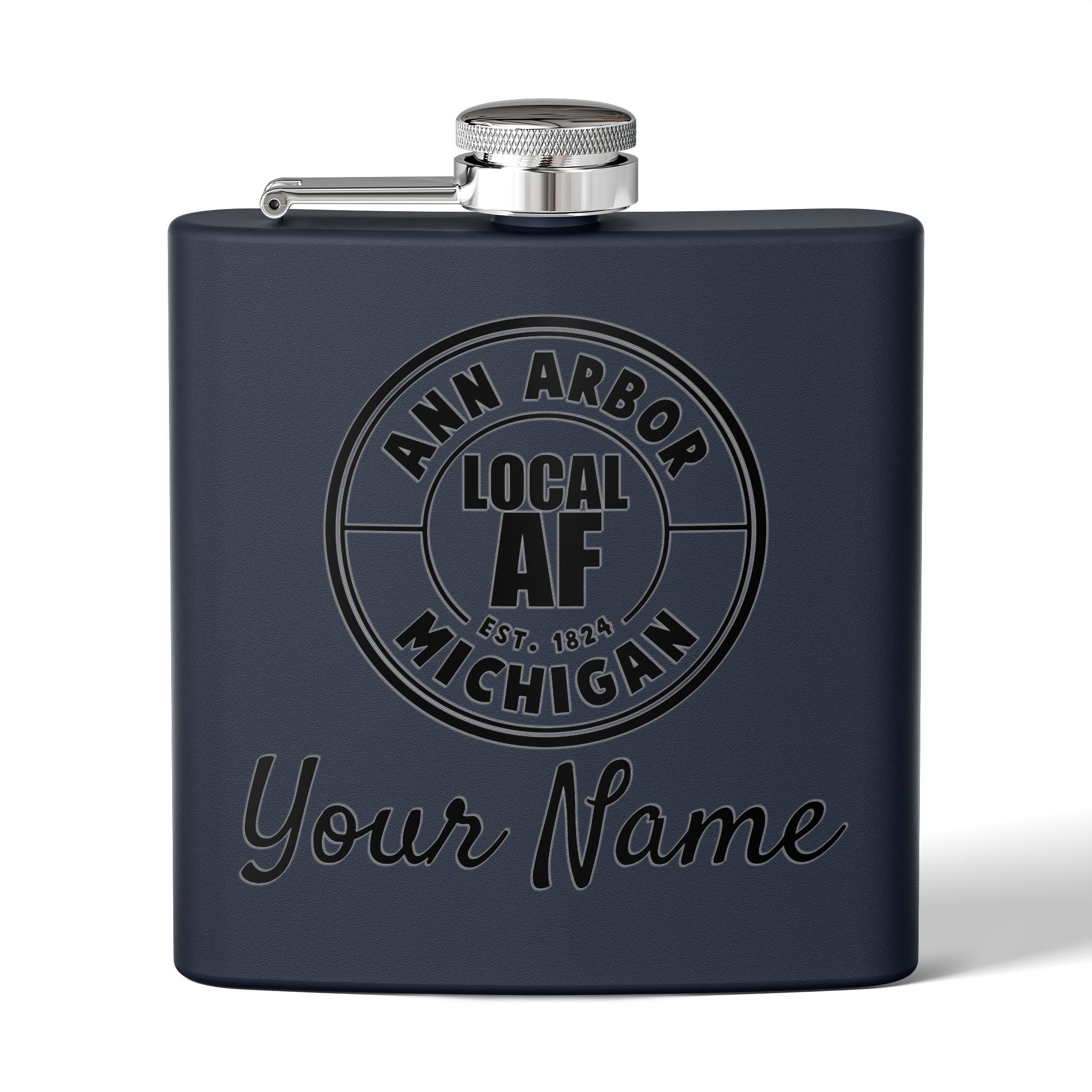 Ann Arbor Local AF Flask - 6oz Ann Arbor Local AF Flask - 6oz