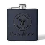Ann Arbor Local AF Flask - 6oz Ann Arbor Local AF Flask - 6oz
