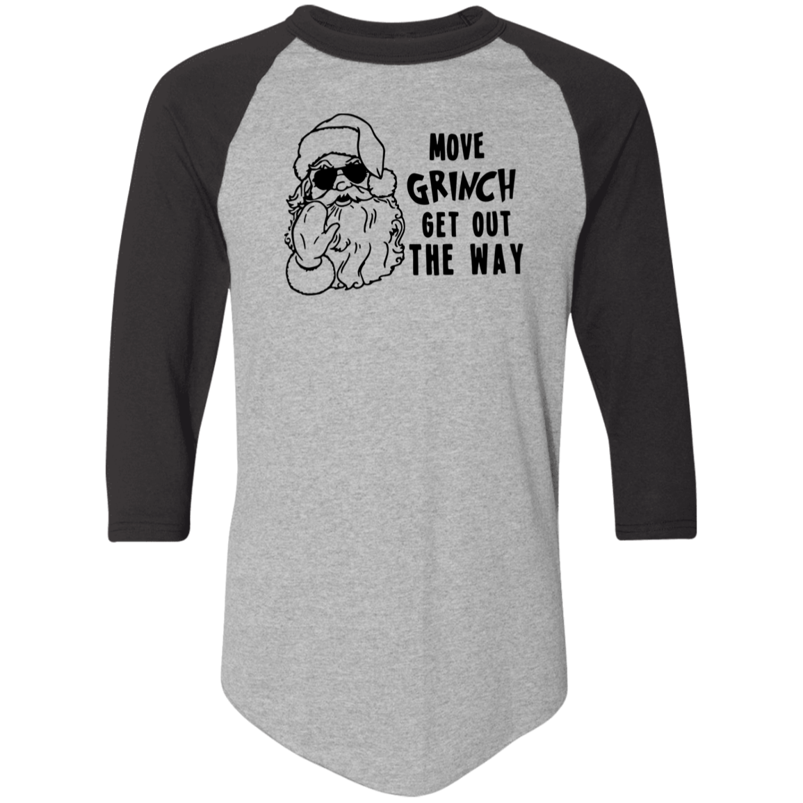 Move Grinch Get Out The Way 4420 Colorblock Raglan Jersey Move Grinch Get Out The Way 4420 Colorblock Raglan Jersey