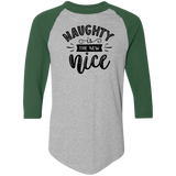 Naughty Is The New Nice 4420 Colorblock Raglan Jersey Naughty Is The New Nice 4420 Colorblock Raglan Jersey