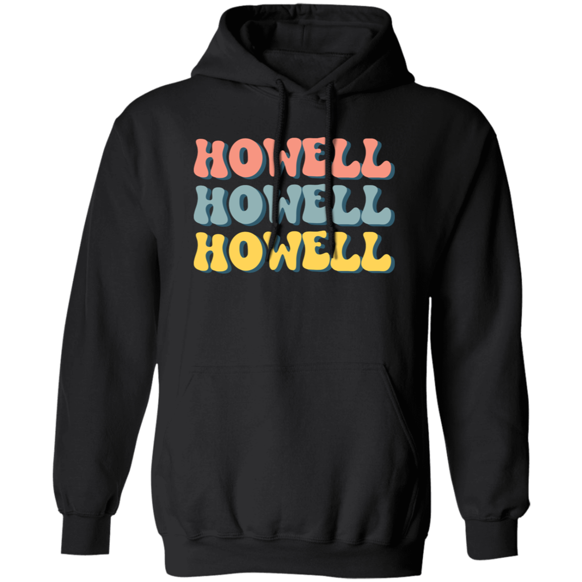 Howell Retro G185 Gildan Pullover Hoodie Howell Retro G185 Gildan Pullover Hoodie