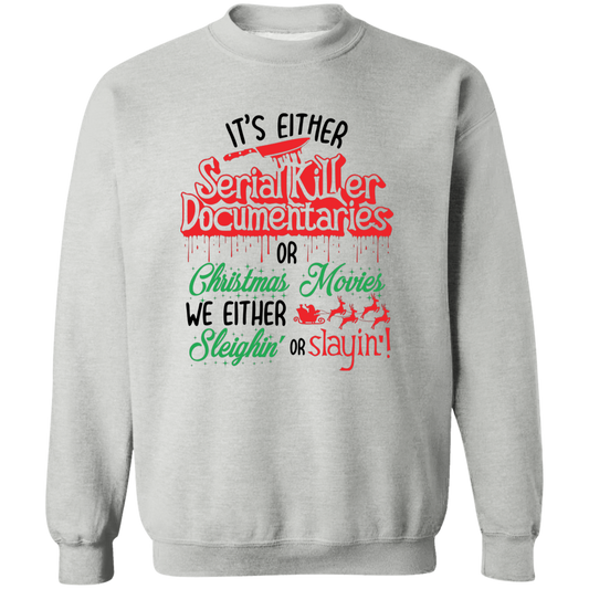 Serial Killer Christma Crewneck Sweatshirt - Unisex
