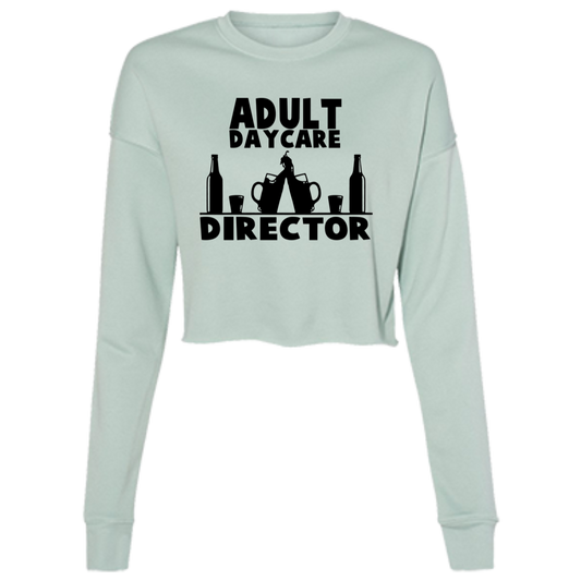 Adult Day Care B7503 Ladies' Cropped Fleece Crew
