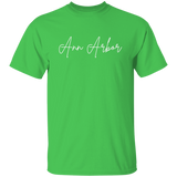 Ann Arbor Skinny 1 White G500 5.3 oz. T-Shirt Ann Arbor Skinny 1 White G500 5.3 oz. T-Shirt