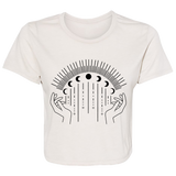 Moon B8882 Ladies' Flowy Cropped Tee Moon B8882 Ladies' Flowy Cropped Tee