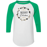 Merry Christmas 2 4420 Colorblock Raglan Jersey Merry Christmas 2 4420 Colorblock Raglan Jersey