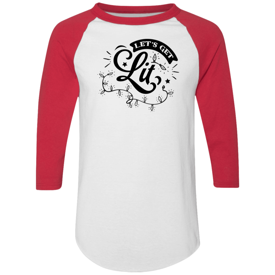 Lets Get Lit 4420 Colorblock Raglan Jersey Lets Get Lit 4420 Colorblock Raglan Jersey
