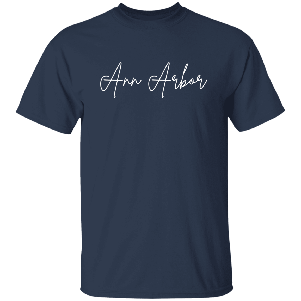 Ann Arbor Skinny 1 White G500 5.3 oz. T-Shirt Ann Arbor Skinny 1 White G500 5.3 oz. T-Shirt