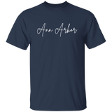 Ann Arbor Skinny 1 White G500 5.3 oz. T-Shirt Ann Arbor Skinny 1 White G500 5.3 oz. T-Shirt
