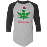 Weed Merry Christmas 4420 Colorblock Raglan Jersey Weed Merry Christmas 4420 Colorblock Raglan Jersey