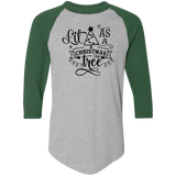 Lit As A Christmas Tree 4420 Colorblock Raglan Jersey Lit As A Christmas Tree 4420 Colorblock Raglan Jersey