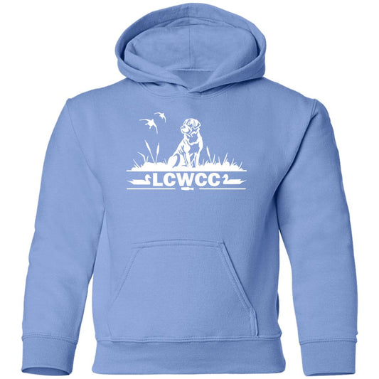 LCWCC Dog - White G185B Youth Pullover Hoodie