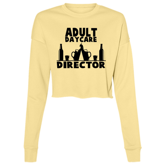 Adult Day Care B7503 Ladies' Cropped Fleece Crew