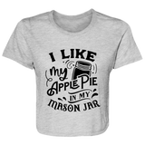 I Like My Apple Pie B8882 Ladies' Flowy Cropped Tee I Like My Apple Pie B8882 Ladies' Flowy Cropped Tee