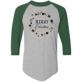 Merry Christmas 2 4420 Colorblock Raglan Jersey Merry Christmas 2 4420 Colorblock Raglan Jersey