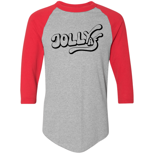 Jolly AF Black 4420 Colorblock Raglan Jersey