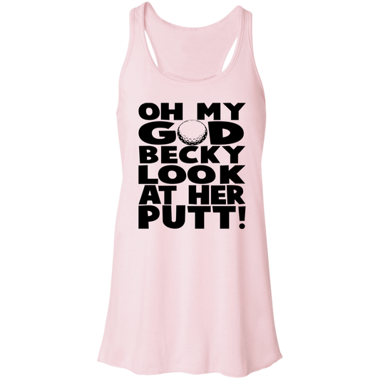 OMG Becky B8800 Flowy Racerback Tank