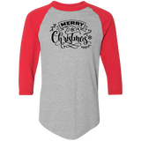 Merry Christmas 4 4420 Colorblock Raglan Jersey Merry Christmas 4 4420 Colorblock Raglan Jersey