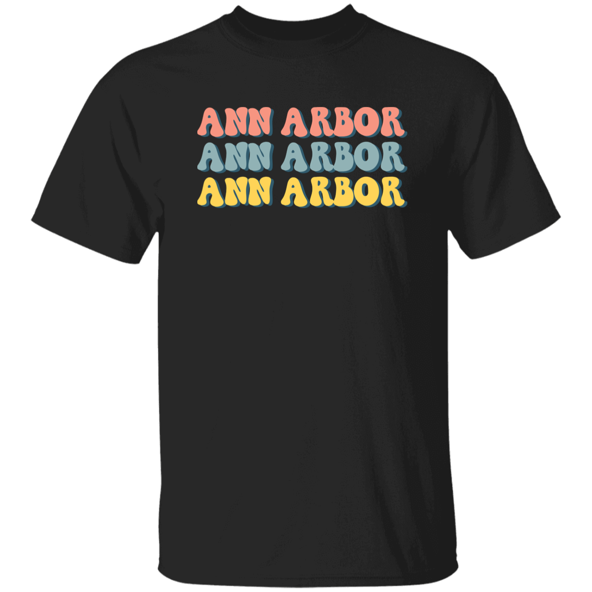 Ann Arbor Retro G500 5.3 oz. T-Shirt Ann Arbor Retro G500 5.3 oz. T-Shirt