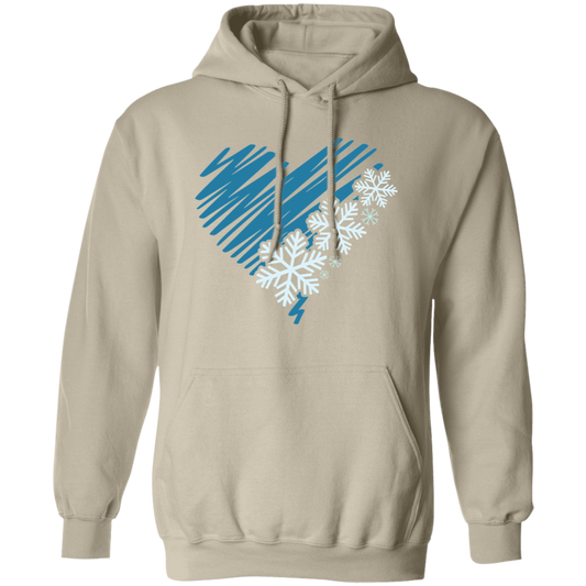 Heart & Snowflakes 2 Hoodie - Unisex